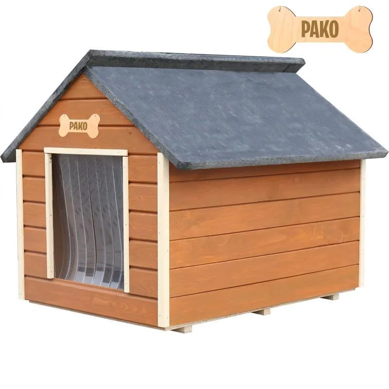 Buda dla psa z przedsionkiem