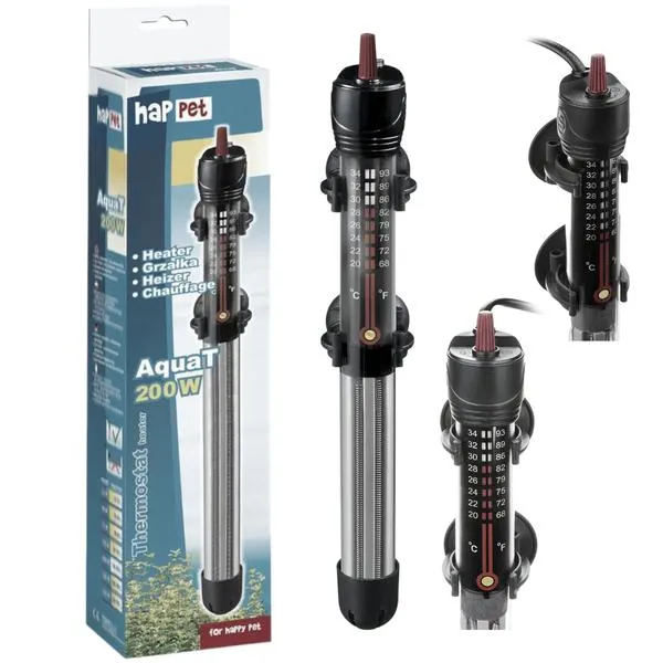 Montaż grzałki w akwarium